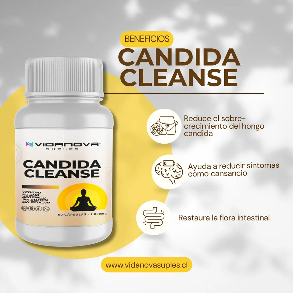 CANDIDA LIMPIEZA 1000MG 60 CAPS - Vidanova®