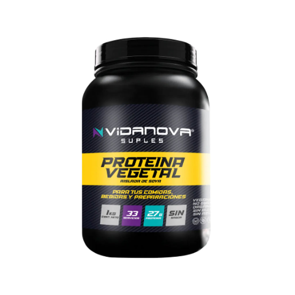 Proteína Vegetal Aislada de Soya 1kg - Vidanova® Suples